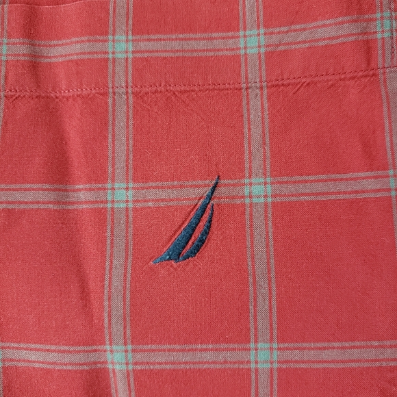 Nautica Long Sleeve Button Down Plaid Shirt - Picture 2 of 7